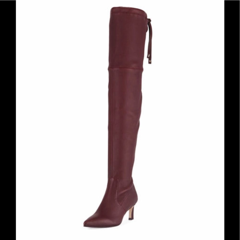 Stuart Weitzman Natalia Leather Over The Knee Boot